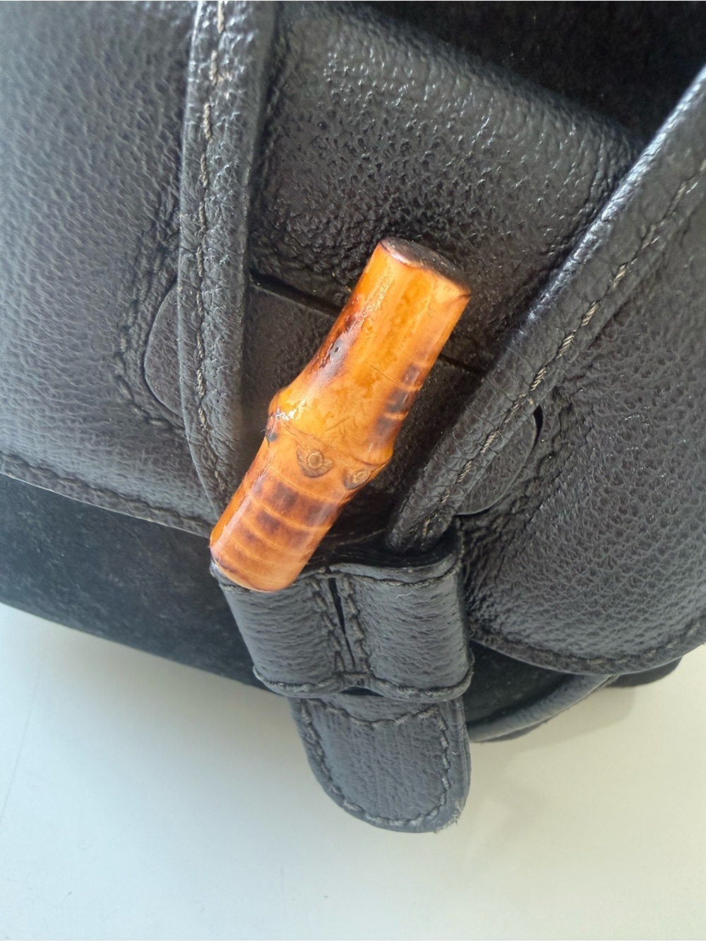 Gucci Mini Bamboo Suede Backpack - Picture 2 of 12